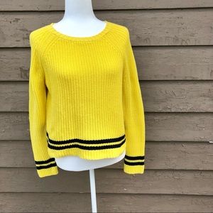 Workshop yellow varsity sweater!